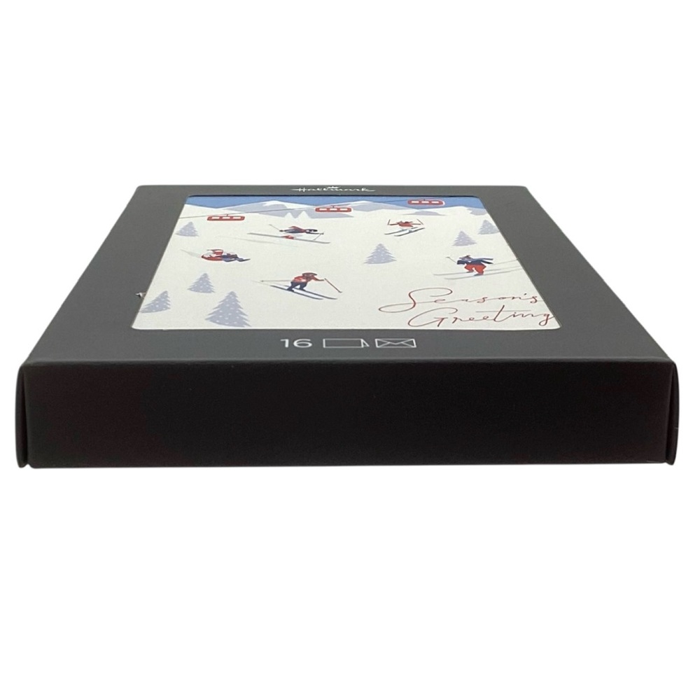 Hallmark Alpine Ski Slopes Boxed Christmas Cards, Pack of 16 (NWT) - Picture 13 of 13